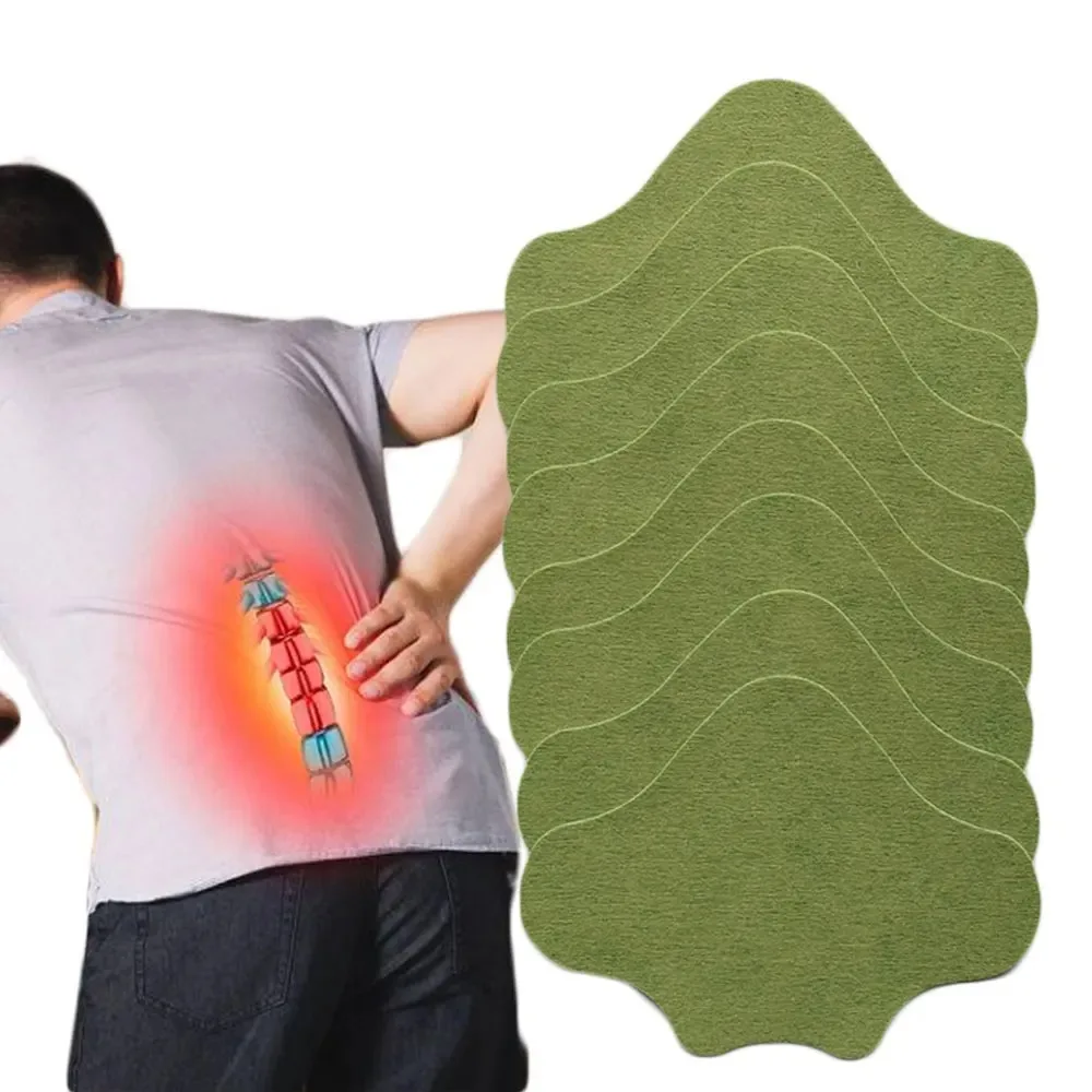 12-60PCS Paste Lumbar Vertebra Patch Fitness Moxa Stick Moxibustion Running & Yoga Self-heating Waist Plaster For Fitness Sports