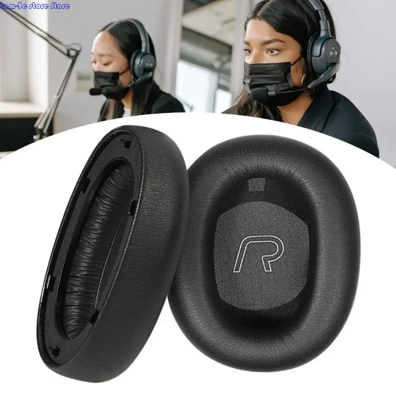 D0UA 단백질 가죽 이어 패드 W860NB 헤드셋을위한 소음 분리 귀 쿠션