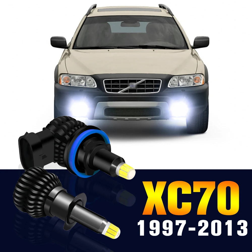 

2 шт. светодиодные противотуманные фары для Volvo XC70 1 2 1997-2007 1998 1999 2000 2001 2002 2003 2004 2005 2006 аксессуары