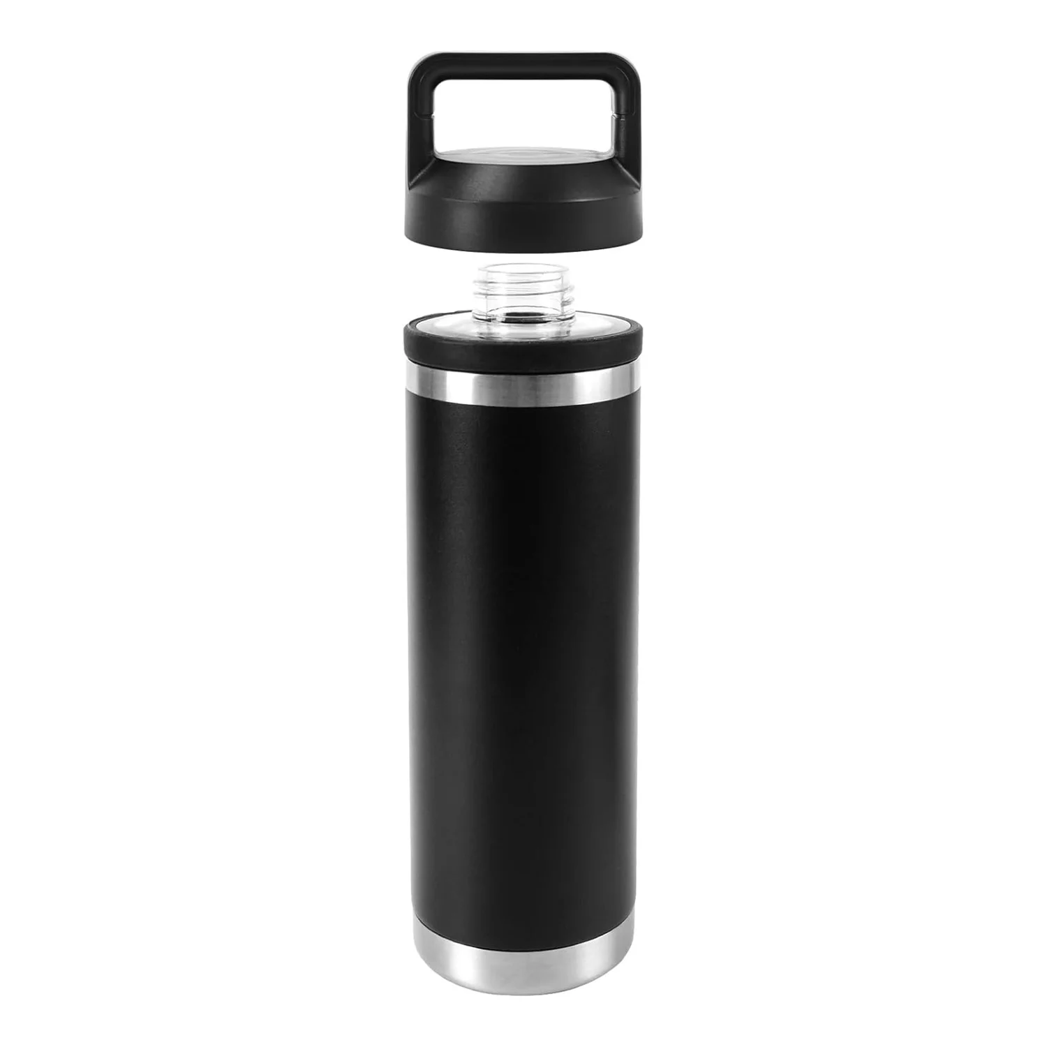 Screw Top Lid Replacement for YETI Rambler Bottle 18/26/36/46/64oz, Compatible with YETI Chug Cap Replacement Lids, BPA-Free