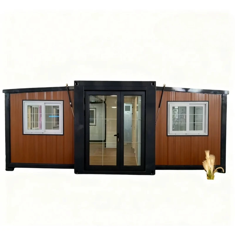 Customizable  Expandable Container House Large Size Steel Construction with Two or Three Bedrooms for Villas or Gyms