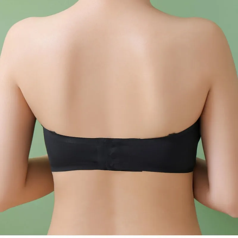 Strapless Bras For Women Seamless Underwear Push Up Wireless Bra Tube Crop Tops Female Summer Comfort Lingerie Padded Top