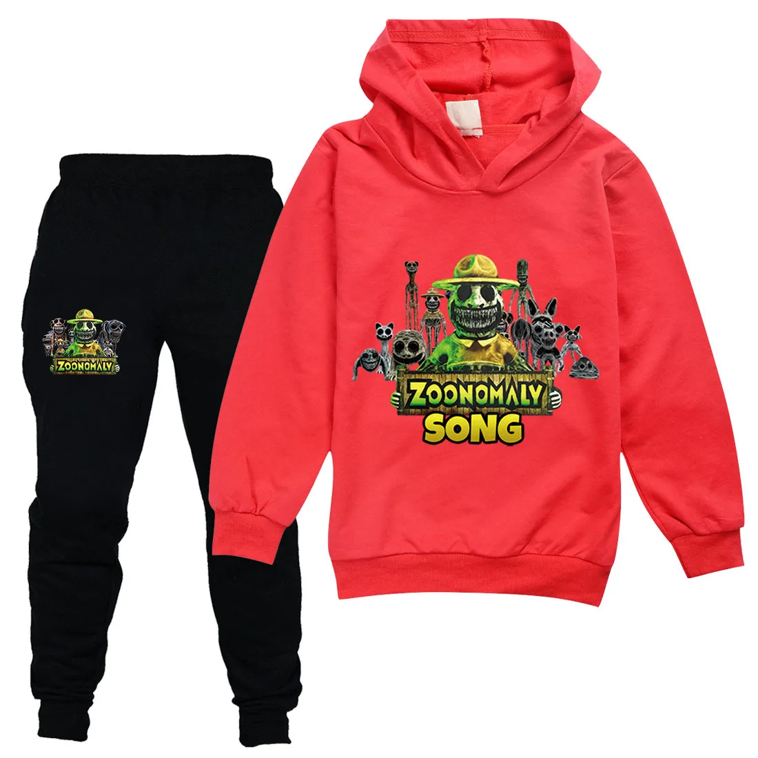 

Game Song Zoonomaly Hoodie Kids Fashion Hooded Sweatshirts Pants 2pcs SetsBaby Boys Long Sleeve Sportsuits Toddler Girls Outfits