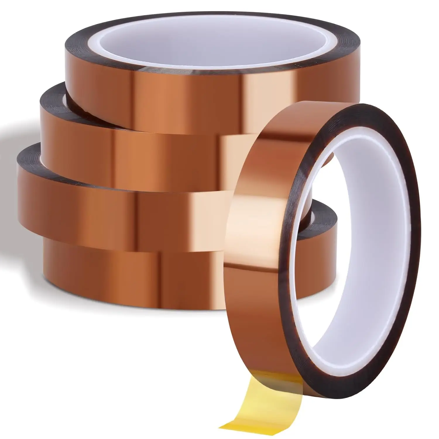

3~100MM Gold Finger High Temperature Resistant Tape (30M/Roll) Multi Size Pet Anti Static Lithium Battery Insulation Tape