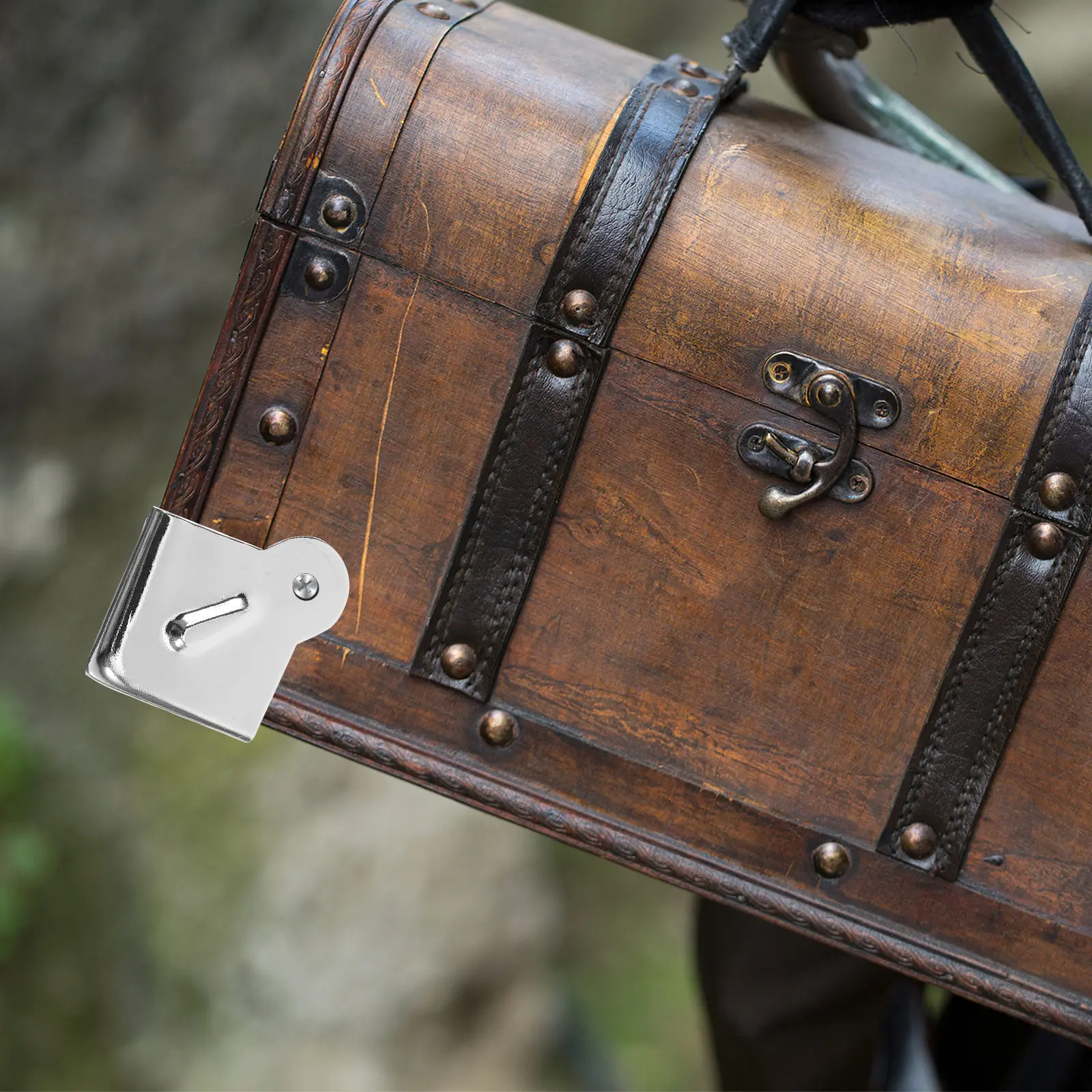 12Pcs 34Mm Corner Protectors for Toolboxes Cases Flight Cases Metal Edge Protection Brackets Sturdy Waterproof Hardware