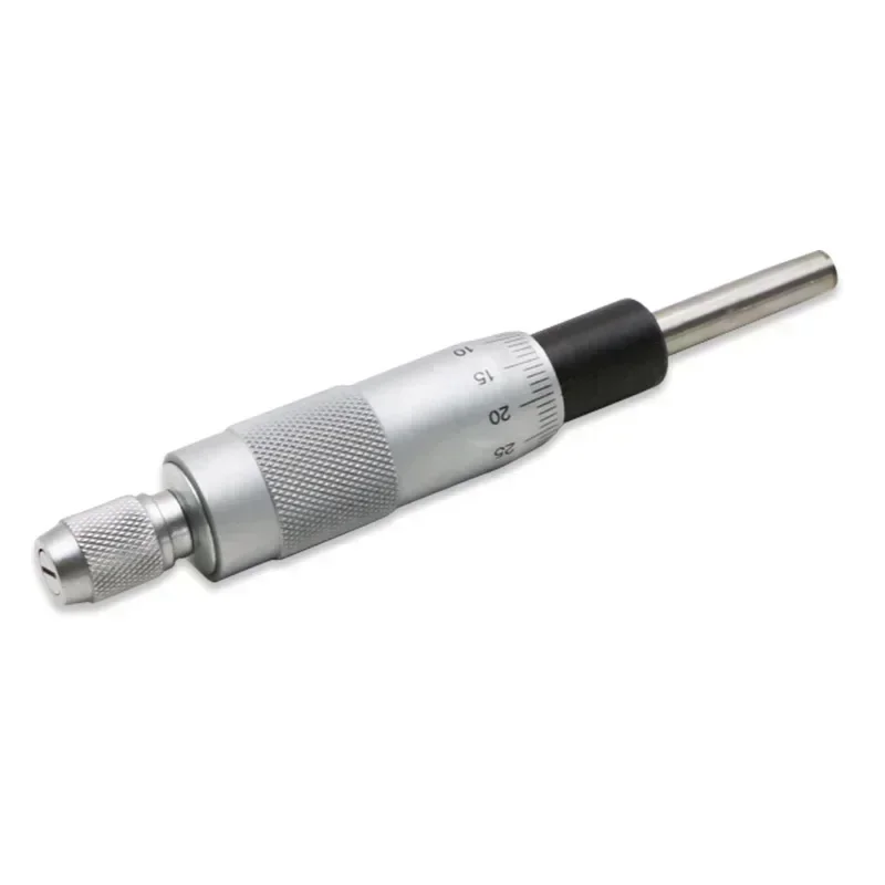 SHAHE High Quality 0-25 mm 0.01 mm Mini Metal Precise Micrometer Head With Knurled Adjustment Knob Measurement Tool