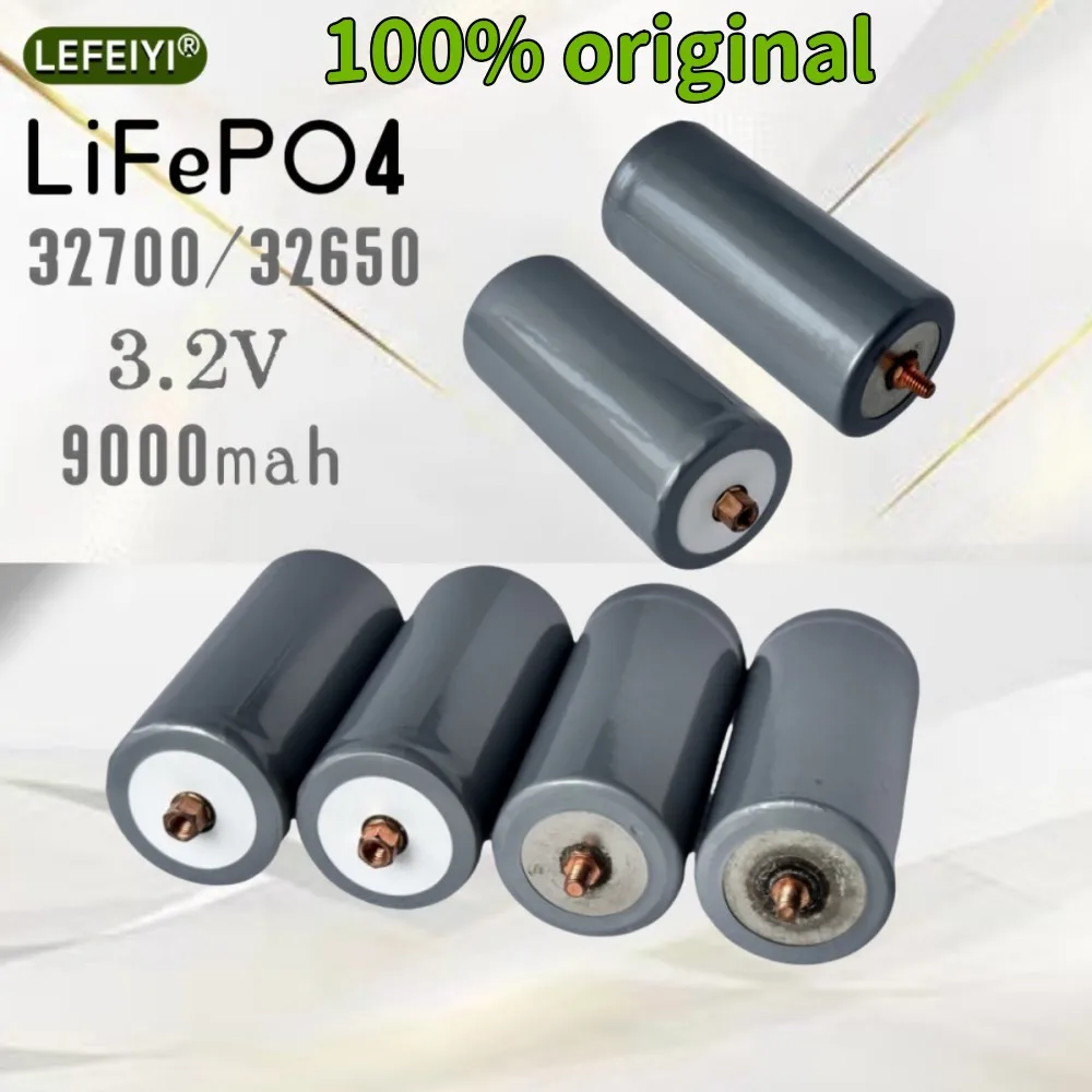 100% Original 32650 900mAh 3.2V Lifepo4 Rechargeable Battery Professional Lithium Iron Phosphate Power Battery With Screw