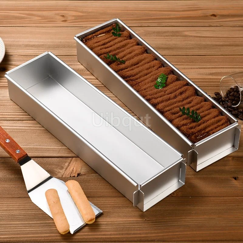 Tiramisu Cake Mold and Cake Shovel Aluminum Alloy Removable Non-Stick DIY Cake Mousse Muffin Pan for Home Baking Enthusiasts