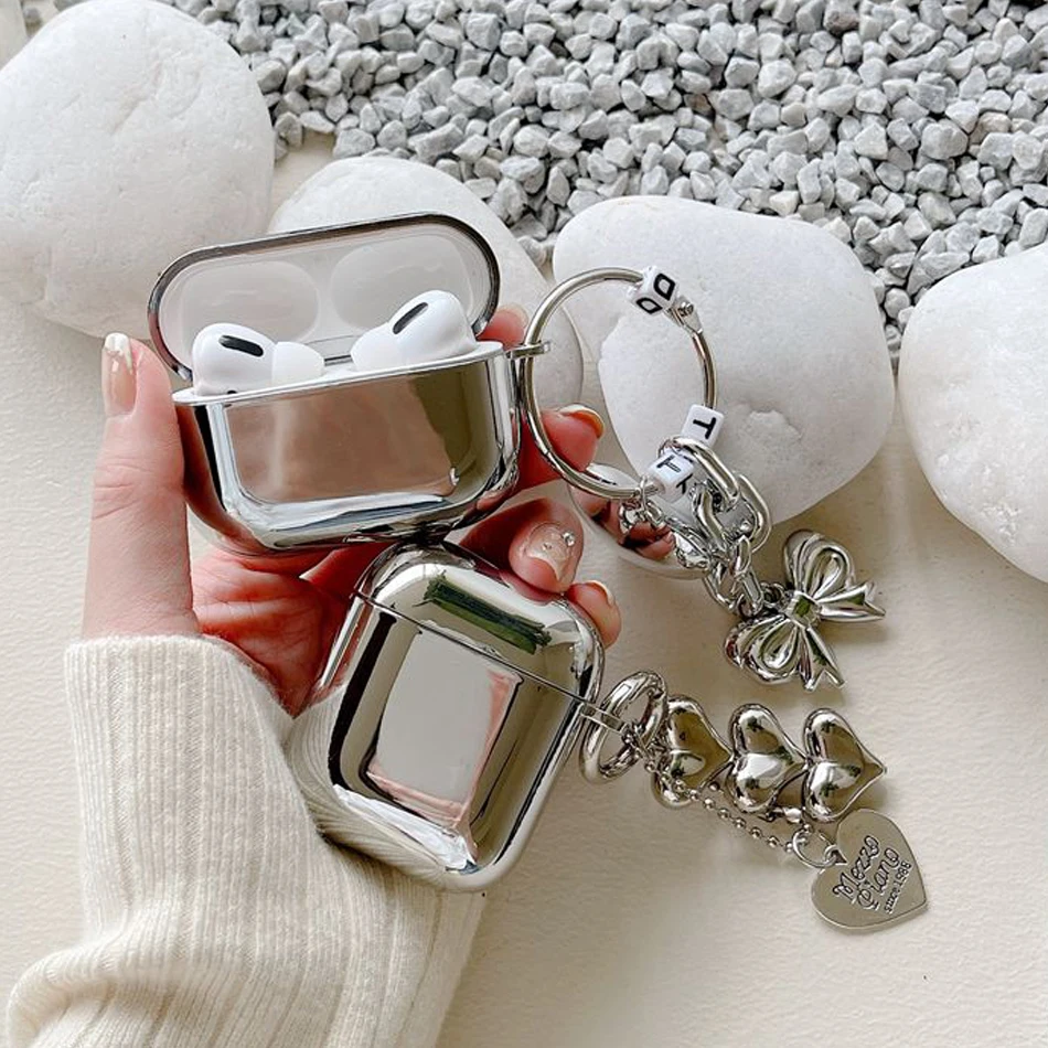 สำหรับ Airpods กรณี Pro Airpods 2หรูหราจี้หูฟังฝาครอบ Airpods 3น่ารักหูฟังกล่อง Air pods 2