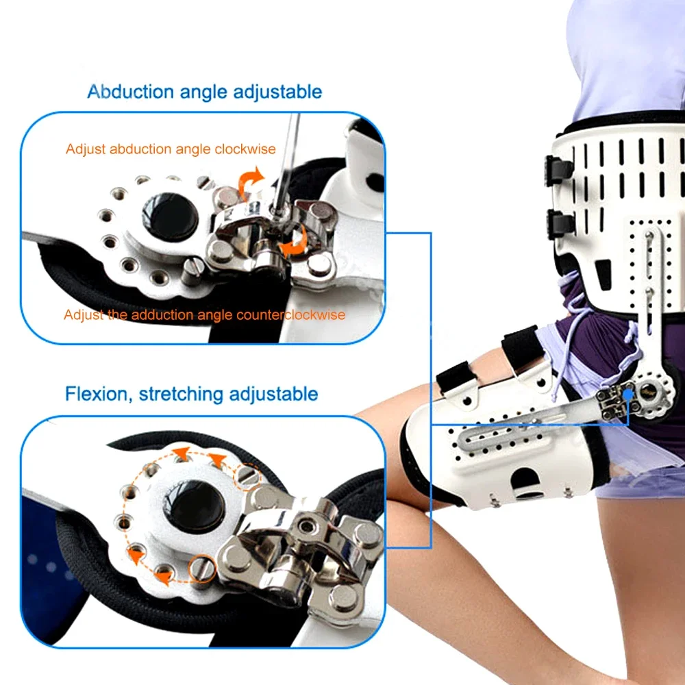 1Set Hip Brace Support,Hip Joint Protection Device Recovery Stabilizer To Restore Damage Wound Relief,Hip Loc Tilt Up Belt Brace