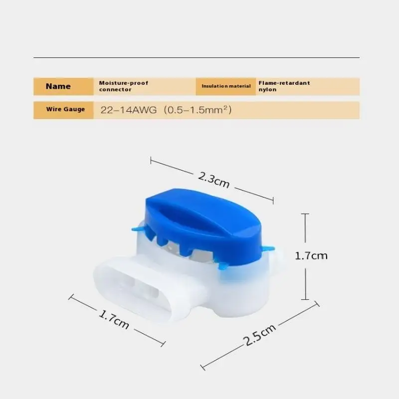 1 Juego de Terminal de conector de Gel resistente al agua, conectores de Cable eléctrico 314 de 3 pines, accesorios, conector de Cable de cortacésped robótico