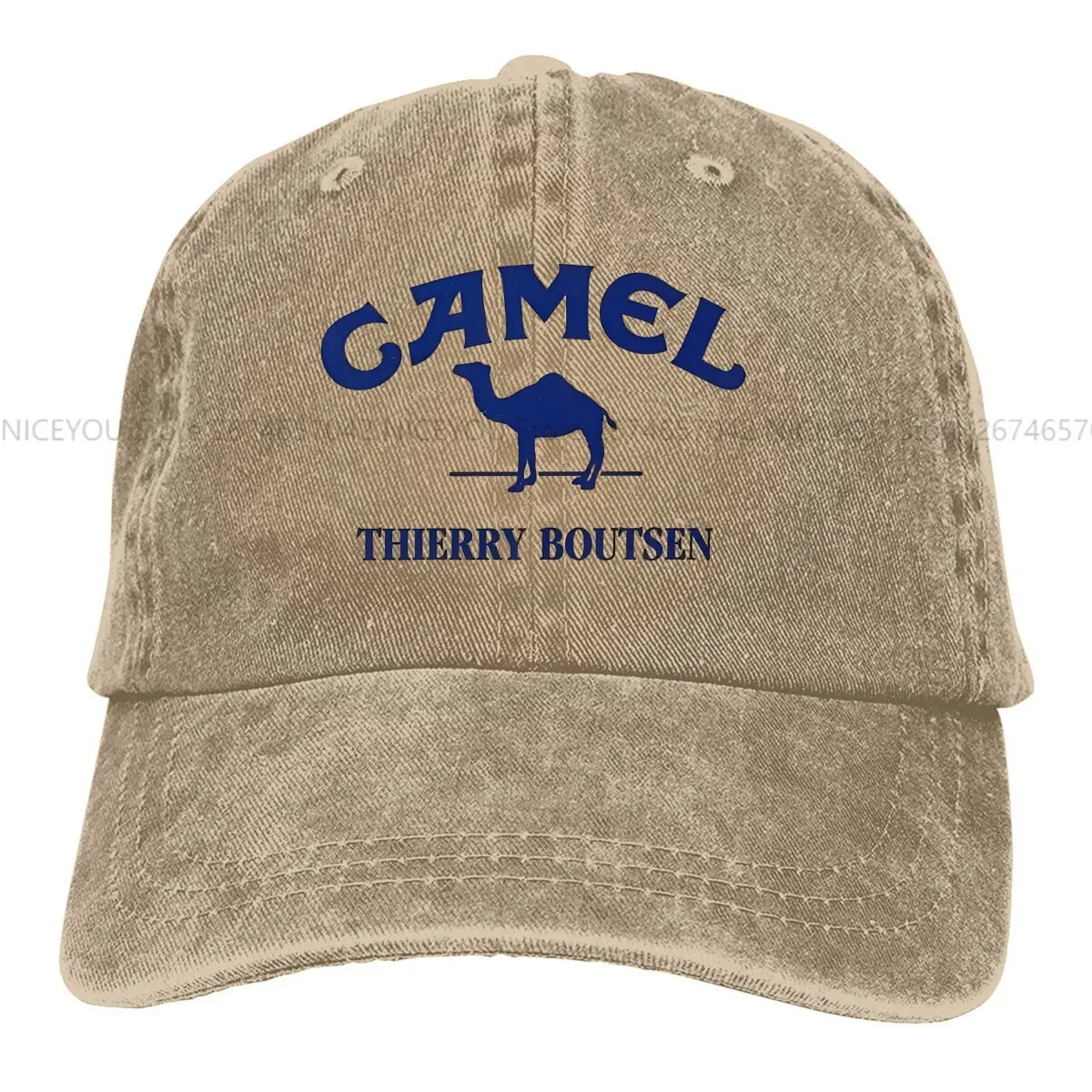 Summer Cap Sun Visor THIERRY BOUTSEN Hip Hop Caps Camel Cowboy Hat Peaked Hats