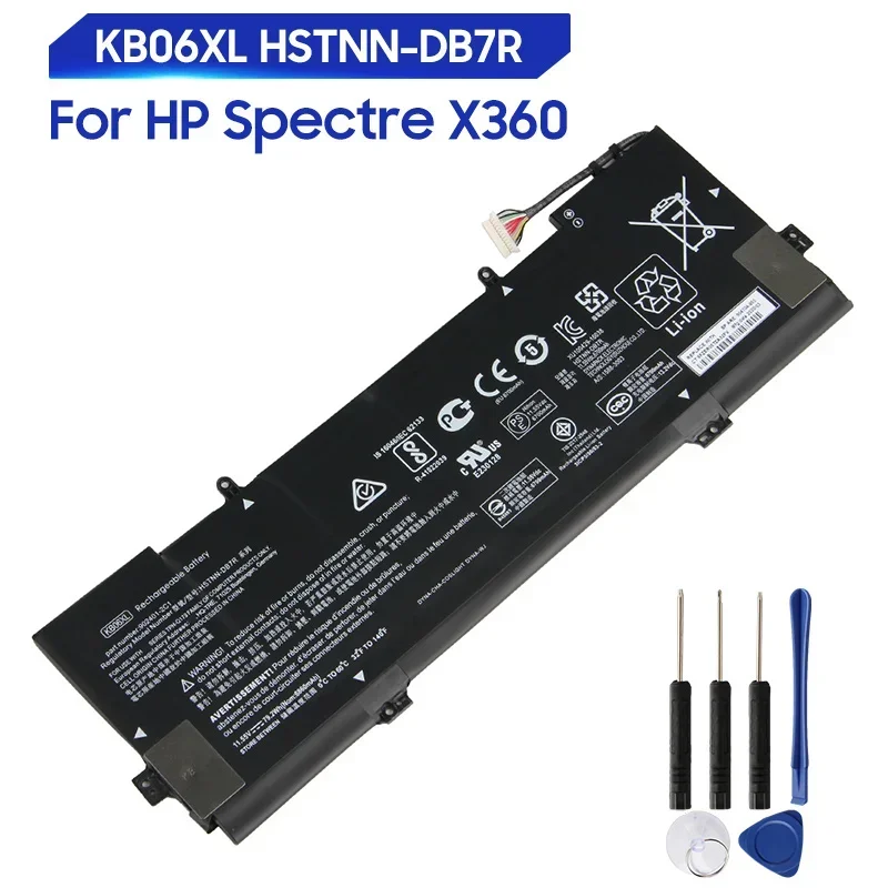 Replacement Battery KB06XL For HP Spectre X360 15-B Z6K97EA Z6L01EA Z6K99EA 902401-2C1 HSTNN-DB7R Rechargeable Btteries 6860mAh