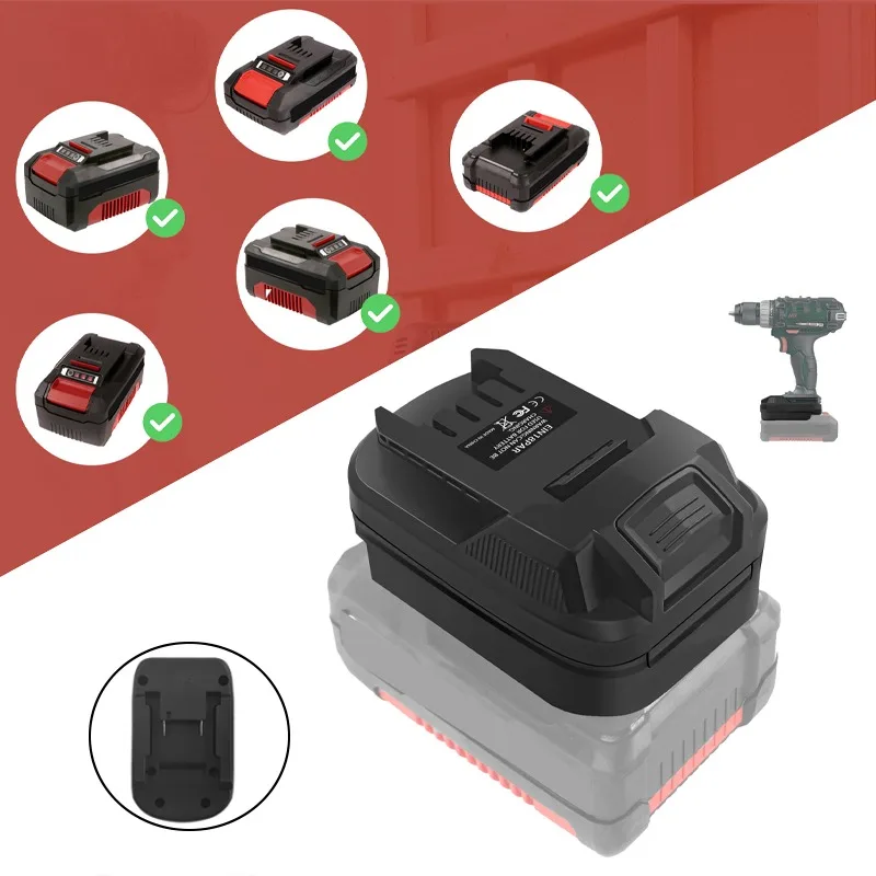 

Адаптер для аккумуляторов 18В (Einhell) на 20В (Parkside) для электроинструментов, модель EIN18PAR