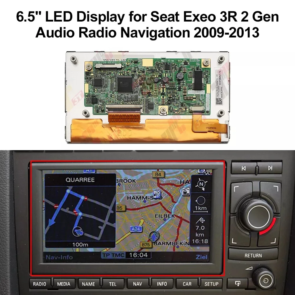 

Автозапчасти, аксессуары, дисплей для Seat Exeo 3R 2-го поколения, аудио-радио, навигационный светодиод