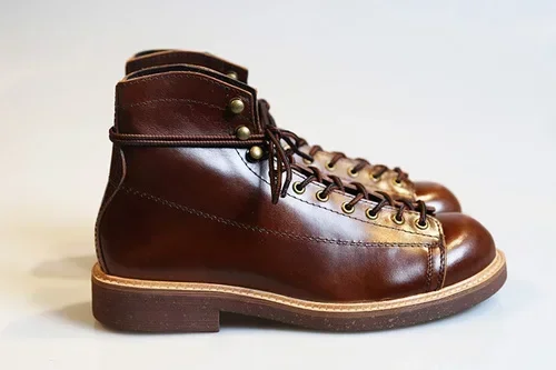 BNMGBGI Herren Leder Chelsea Stiefel 4