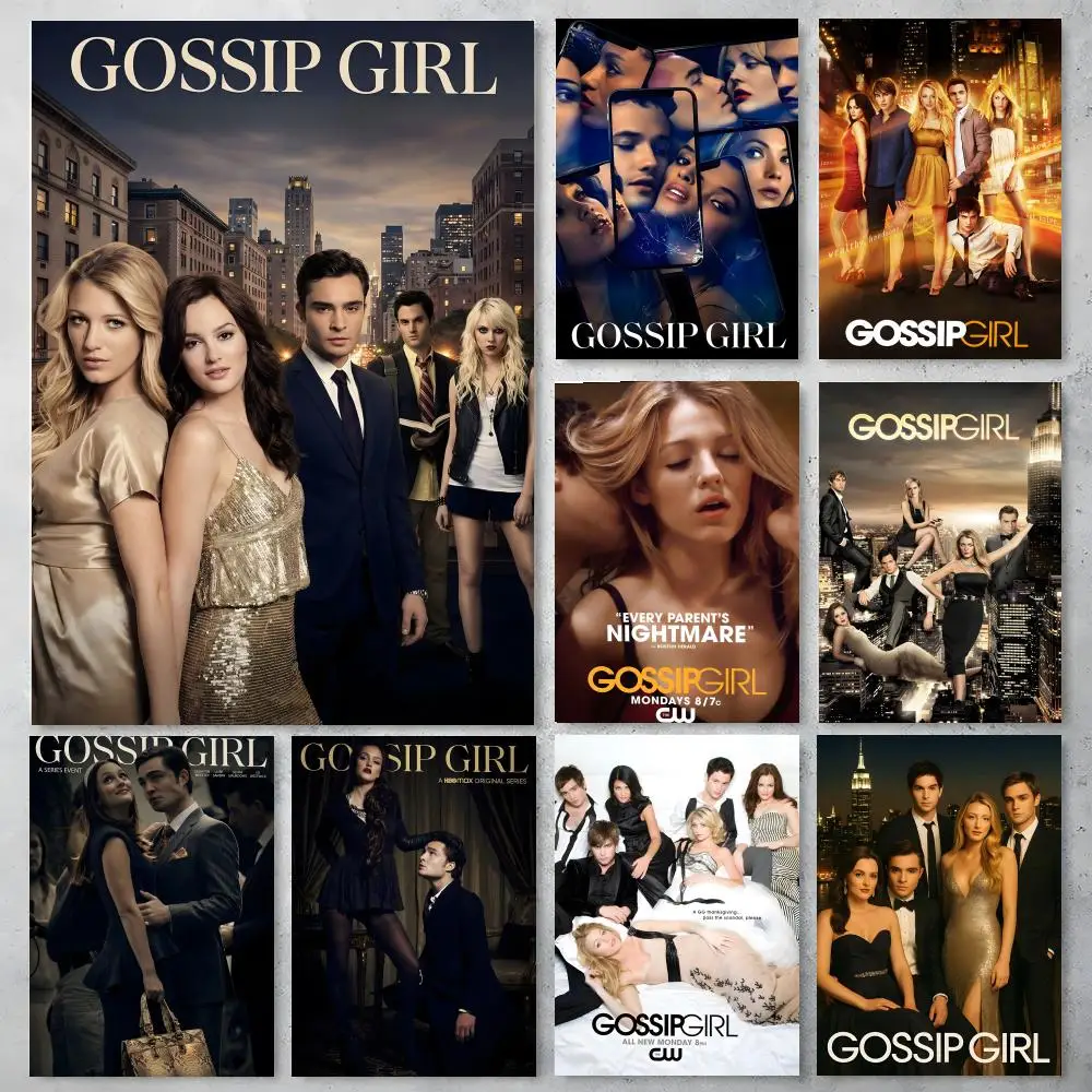 G-Gossip Girl TV Show Poster High-definition posters, wall art for living room and home decor.