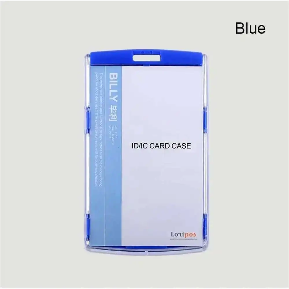 

Acrylic 2pcs Name Tag Employeeid Card Holder 86*54mm Certificate Cover Badge