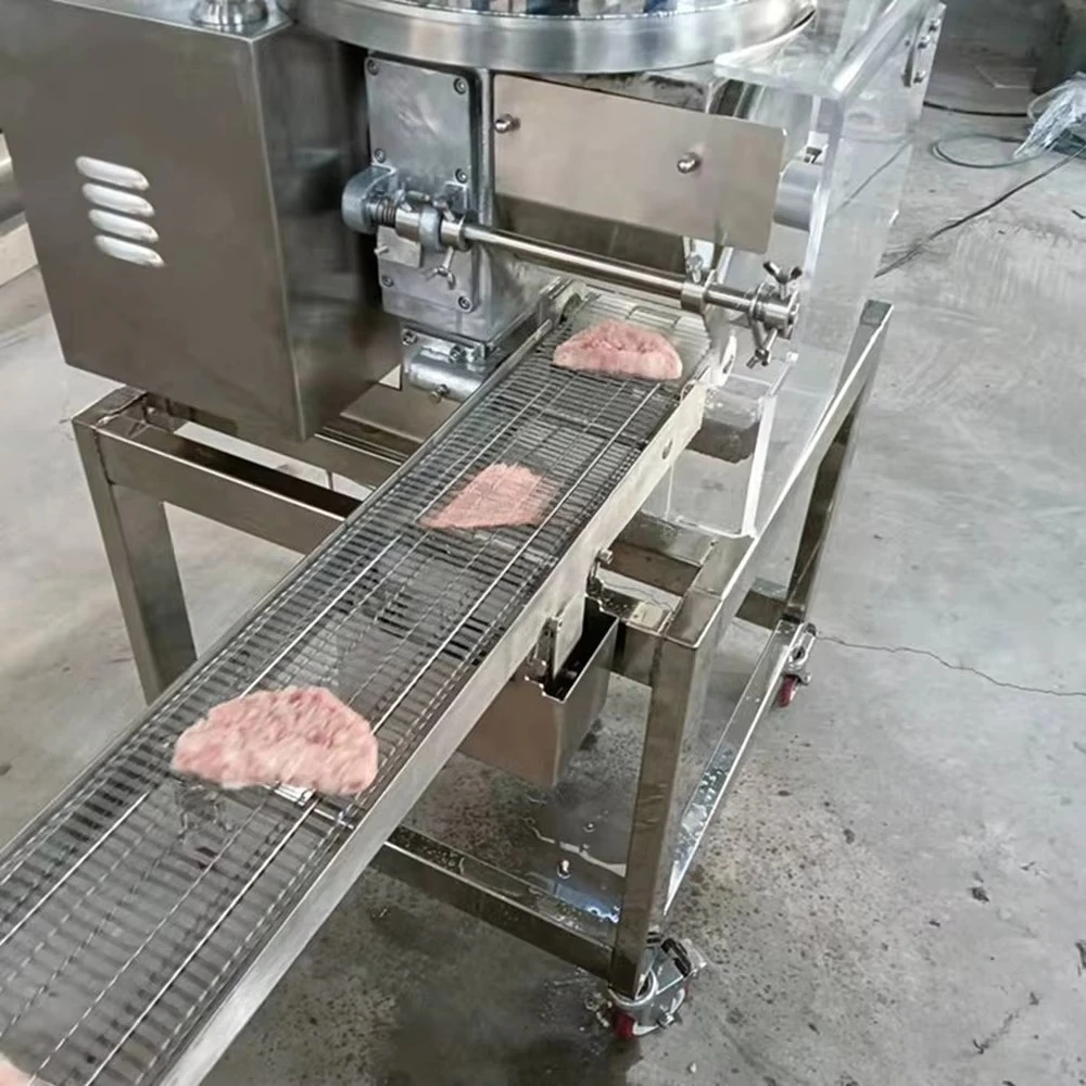 Automatic Industrial Burger Patty Making Machine for Pressing Shaping Beef and Meat Patties Burger Patty Machine
