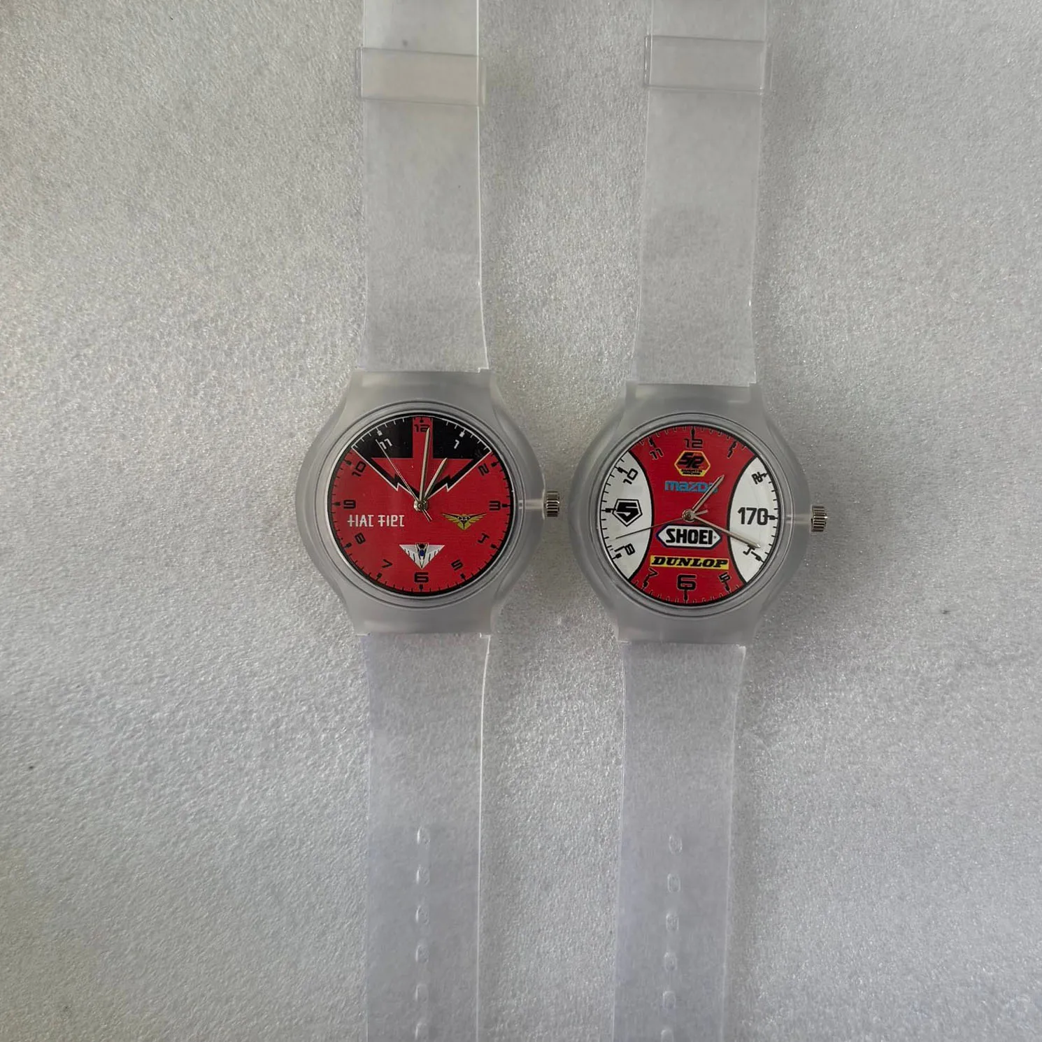 Customize Design Plastic Men Watch Adult Rubber Wrstiwatch Print Your Own Image