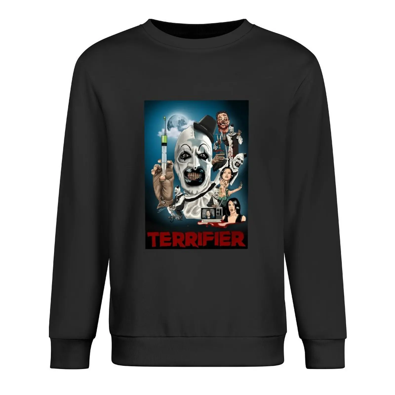 

Terrifier Pullover autumn clothes mens clothing autumn graphic t shirts men sweatshirt men