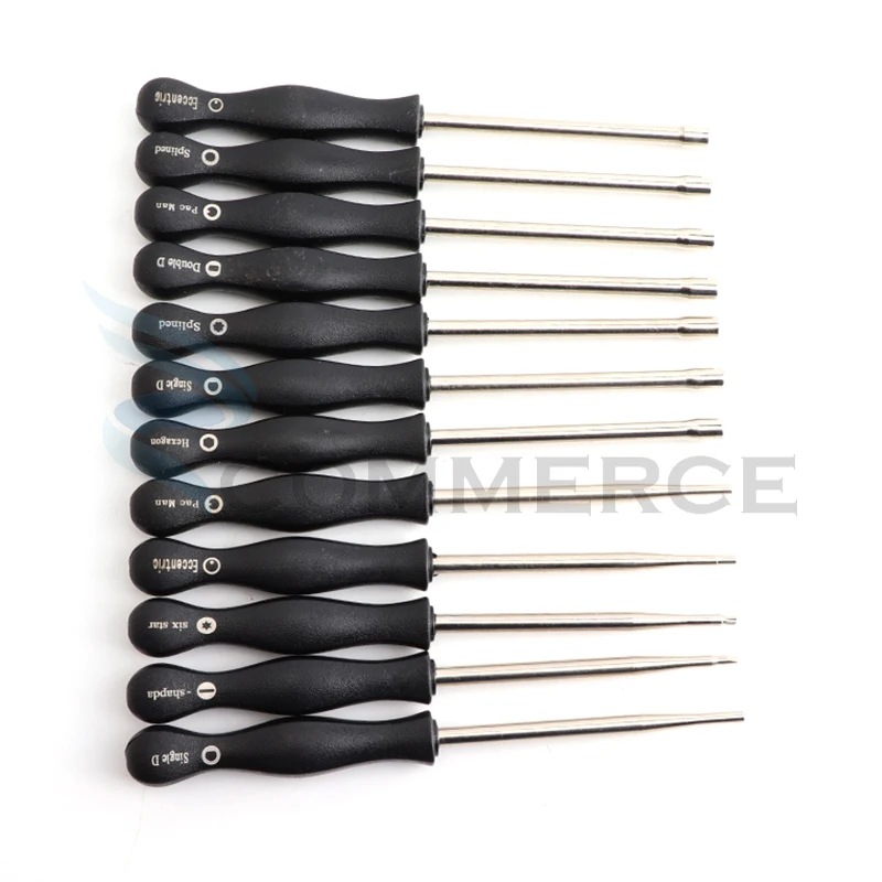 12 Pcs Carburetor Adjustment hand Tool Multi-head Tune-up Bolt Screwdrive Driver Chainsaw Speed Adjustment Repair Tool Set