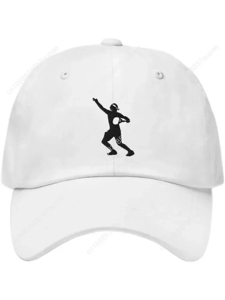 Rafa Nadal Tennis Blue Silhouette Classic Adjustable Hat