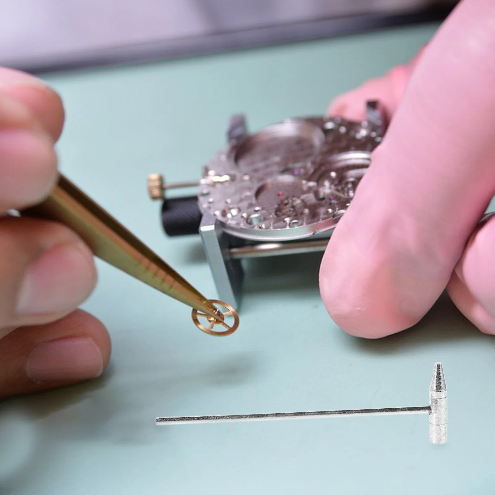 

2Pcs Mini Tuning Hammer Portable Iron Tool for Musical Instruments Home Repairs and DIY Craft Projects Multifunctional