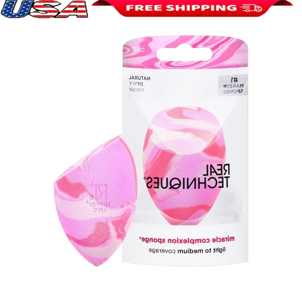 

Miracle Complexion Makeup Sponge Latex Free Cruelty Free Tight Precision Application Flawless Blend Creams Liquids Reusable