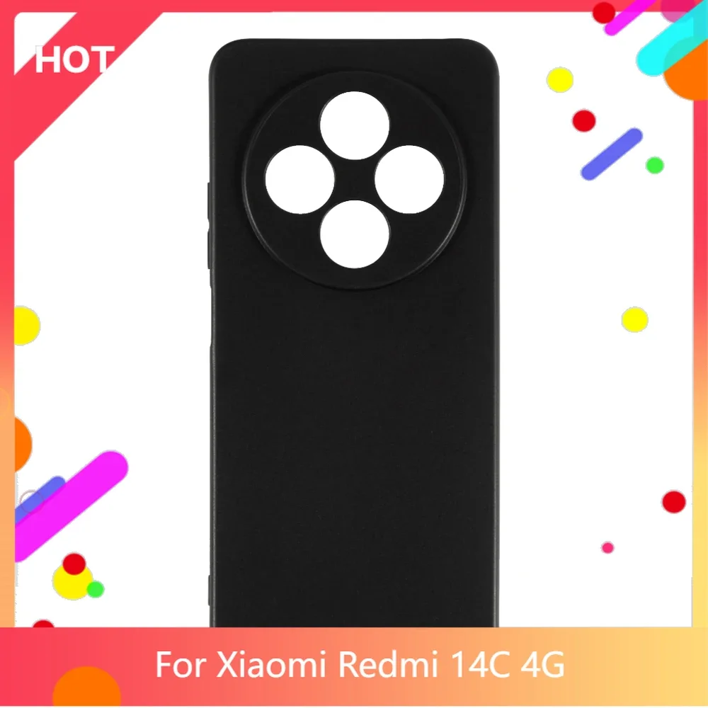 

Redmi 14C 4G Case Matte Soft Silicone TPU Back Cover For Xiaomi Redmi 14C 4G Phone Case Slim shockproo