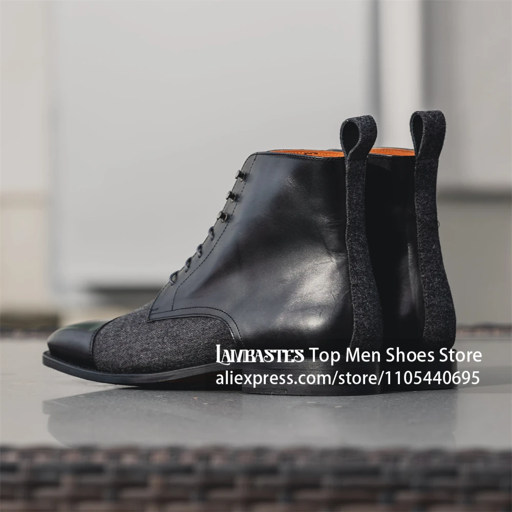 Men's Cap Toe Leather Splicing - Men'S Formal Style review and price