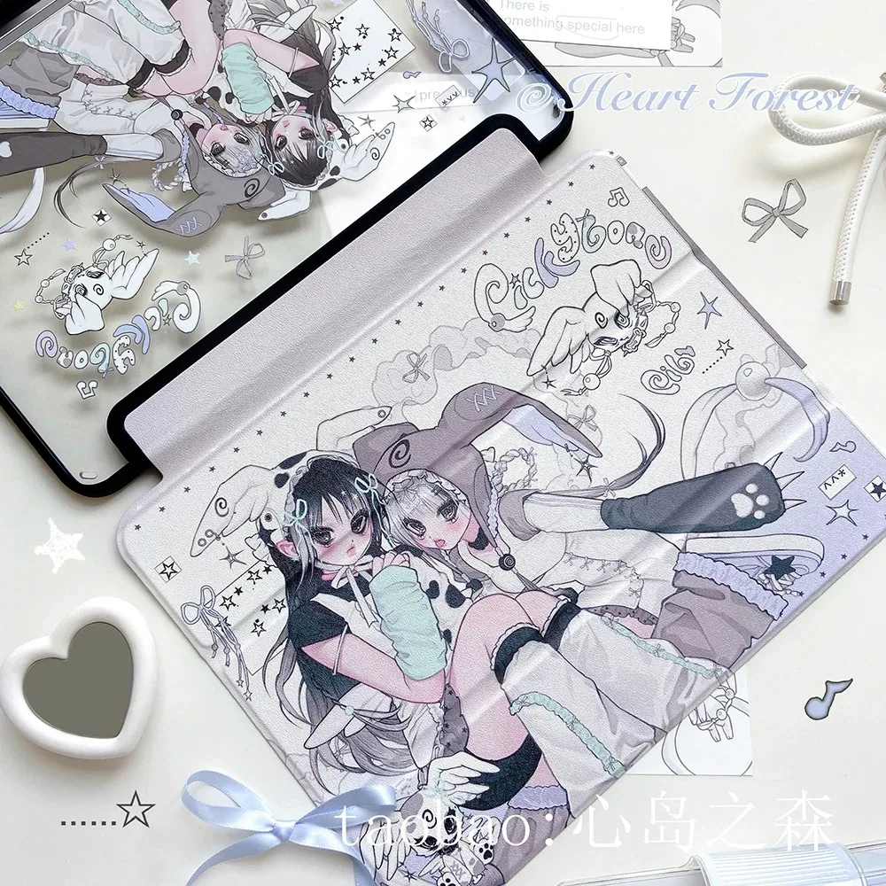 

Heart Island Forest Tablet Case, suitable for iPad, acrylic material