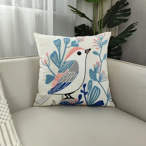 Pillow cover with decoration design for decoration, luxury pillow cover with embroidery for the sofa, 1pc 10 main sales luxury embroidered pillows - №5