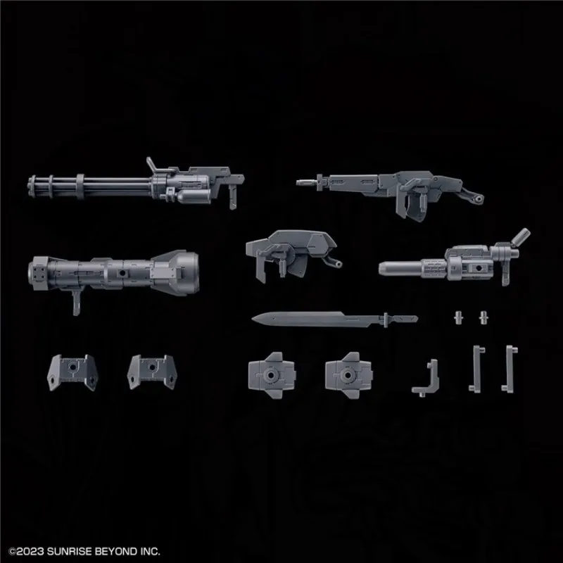 Bandai Original Realm Warplane Anime AMAIM WARRIOR AT THE BORDERLINE WEAPON SET7 Action Figure Assembly Toys Gifts for Children