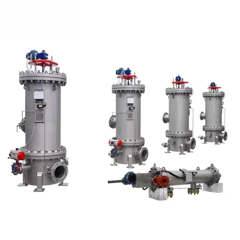 فلتر التنظيف الذاتي الجديد للغسيل العكسي الأوتوماتيكي لمعالجة المياه الصناعية، فلتر سائل صلب بسعة كبيرة من الفولاذ المقاوم للصدأ