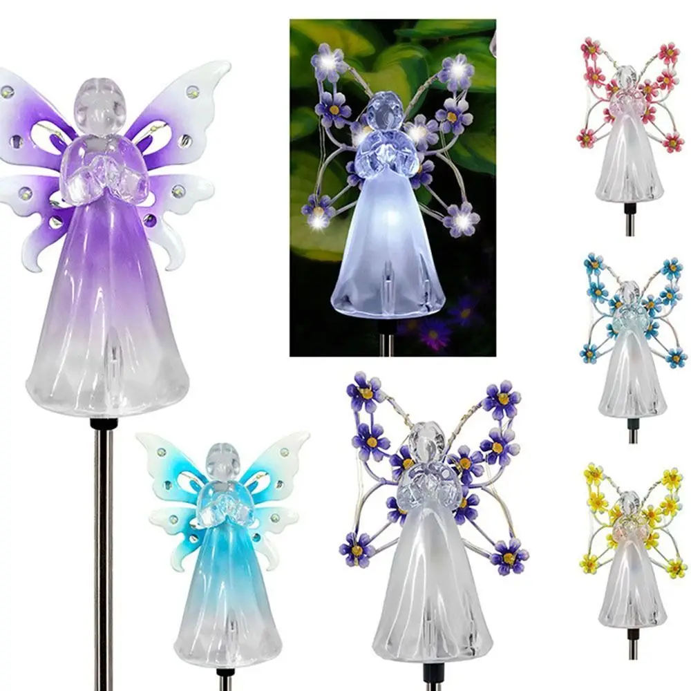 

Gifts Decorative Solar Lights Garden Decor LED Solar Garden Lights Angel Energy-Saving Lawn Lamp Yard