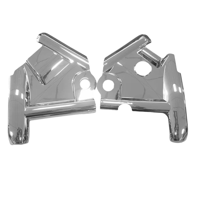 

A80X-Motorcycle Accessories 1Pair Front Fork Upper Frame Chrome Neck Covers For V-Star XVS1100A XVS1100AW 1999- 2011