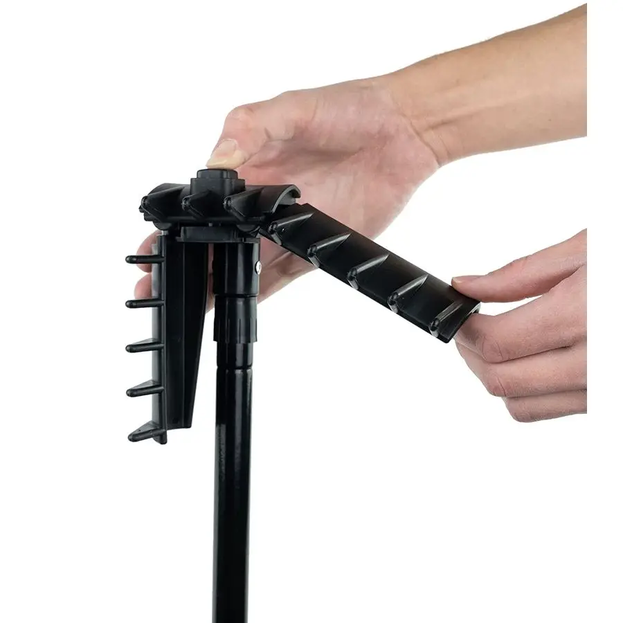 Golf Portable Bunker Rake for Your Golf Bag Foldable Golf Bunker rake You can Carry in Your Golf Bag, Black