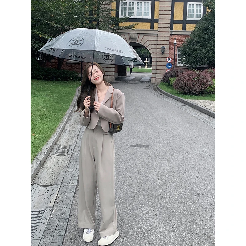 

Женские брюки-палаццо с высокой талией, повседневные, в пол, весна-осень, новые, Sle Chen Mianqiu