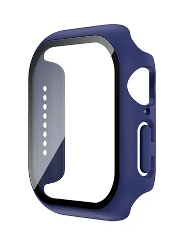 Tempered Glass+Case For Apple Watch 38mm 40mm 41mm 42mm 44mm 45mm 46mm Screen Protector Protective Cover iWatch 10 8 7 9 6 SE 5