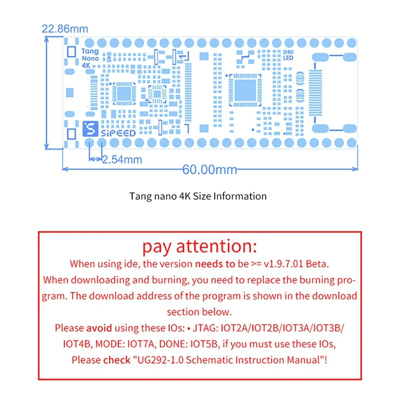 Tang Nano 4K Gowin Minimalist FPGA Goai Develop-Ment Board -Compatible Camera