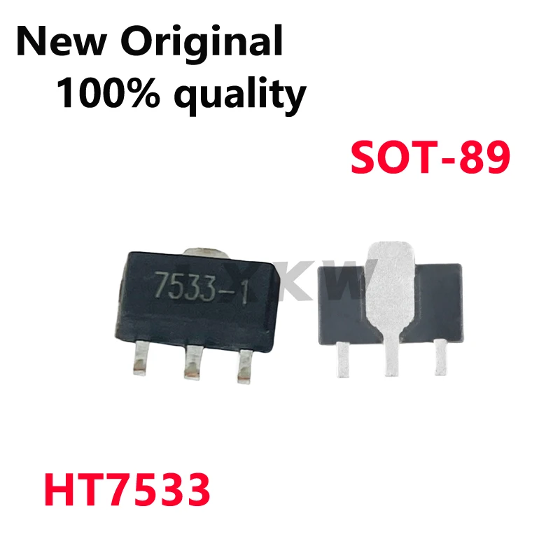 50-100/PCS New Original HT7533 HT7533-1 SOT89 3.3V0.1A low-voltage differential linear regulator In Stock