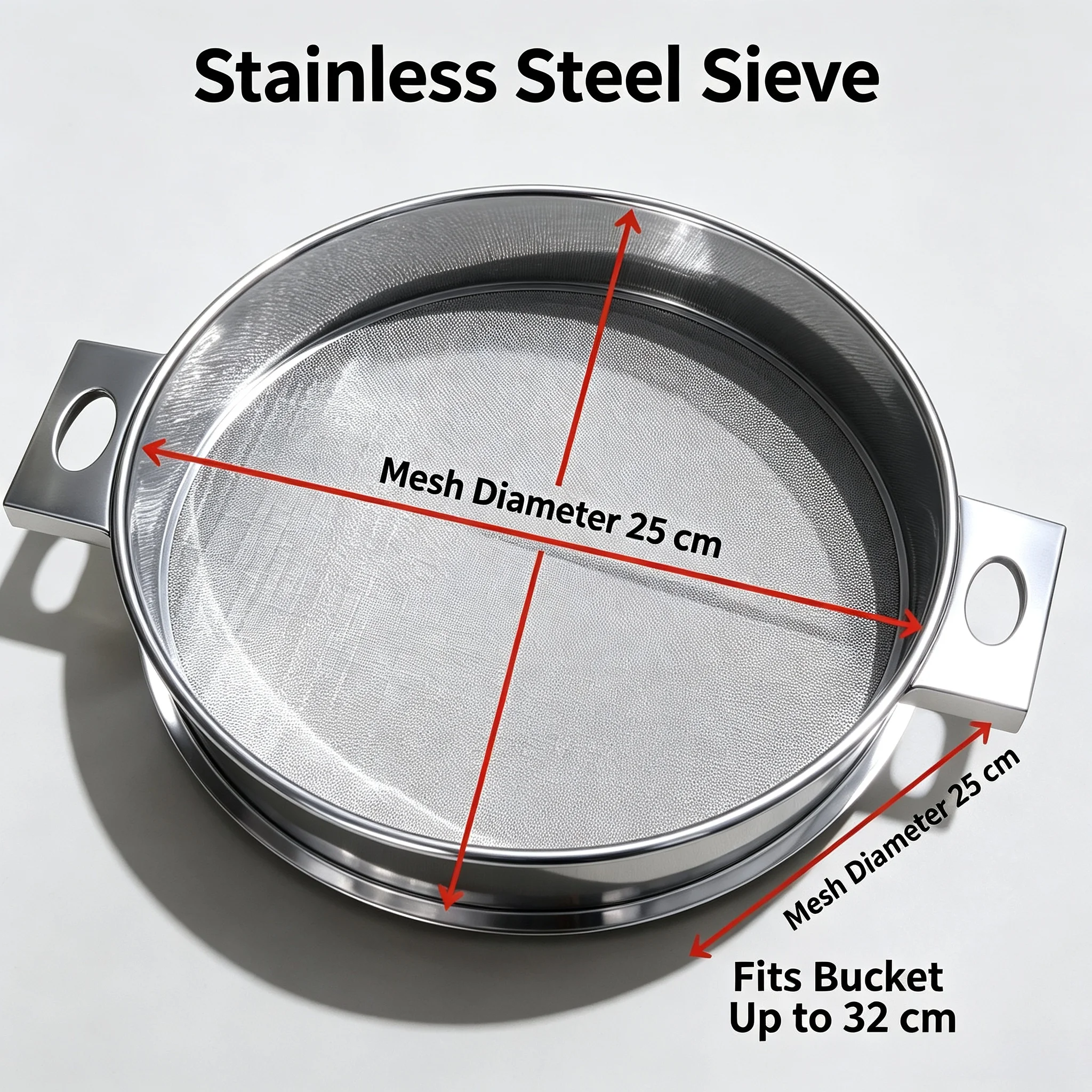 Ultra-fine Fried Residue Filter, Commercial Stainless Steel Oil Strainer, High Density Heat Resistant Mesh