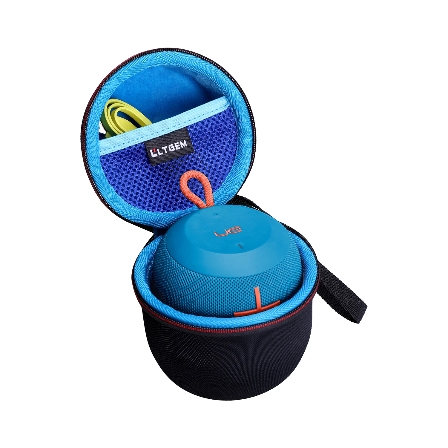 Etui LTGEM kompatybilne z przenośnym, wodoodpornym głośnikiem Ultimate Ears WONDERBOOM 4 / Play / 3/2, czarne — zdjęcie produktu 6