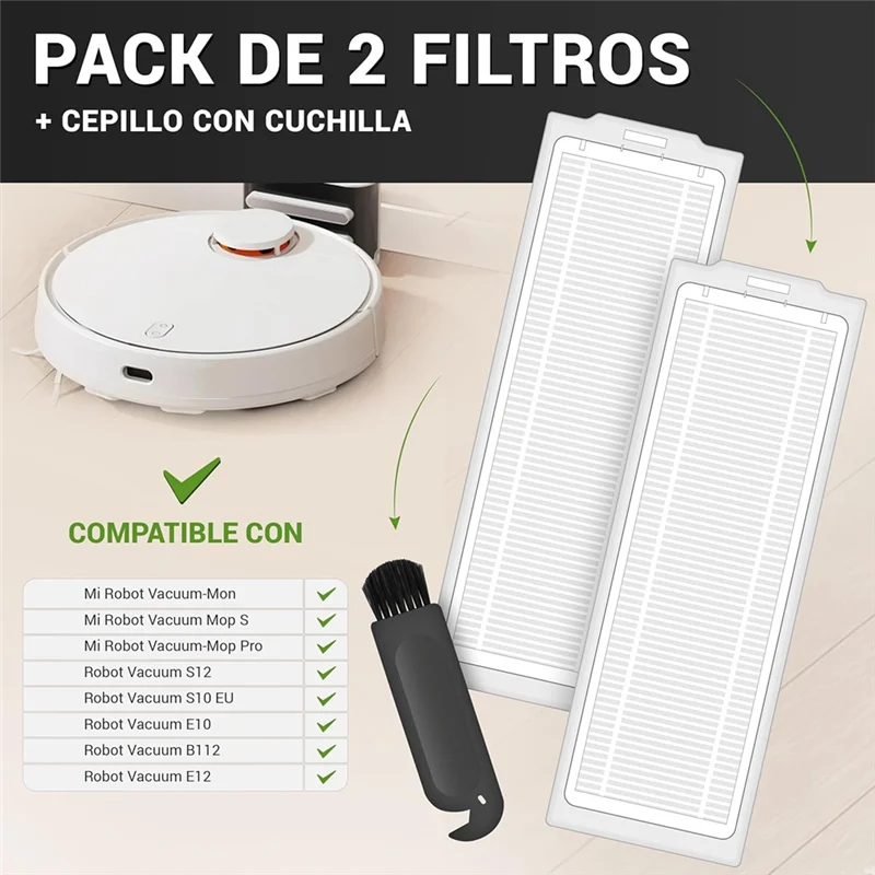 Filtros KEOL-HEPA para Xiaomi Series Mop 2S / P / Pro/Vacuum S12 / S10EU Series Robot aspirador filtros de repuesto Accesorios