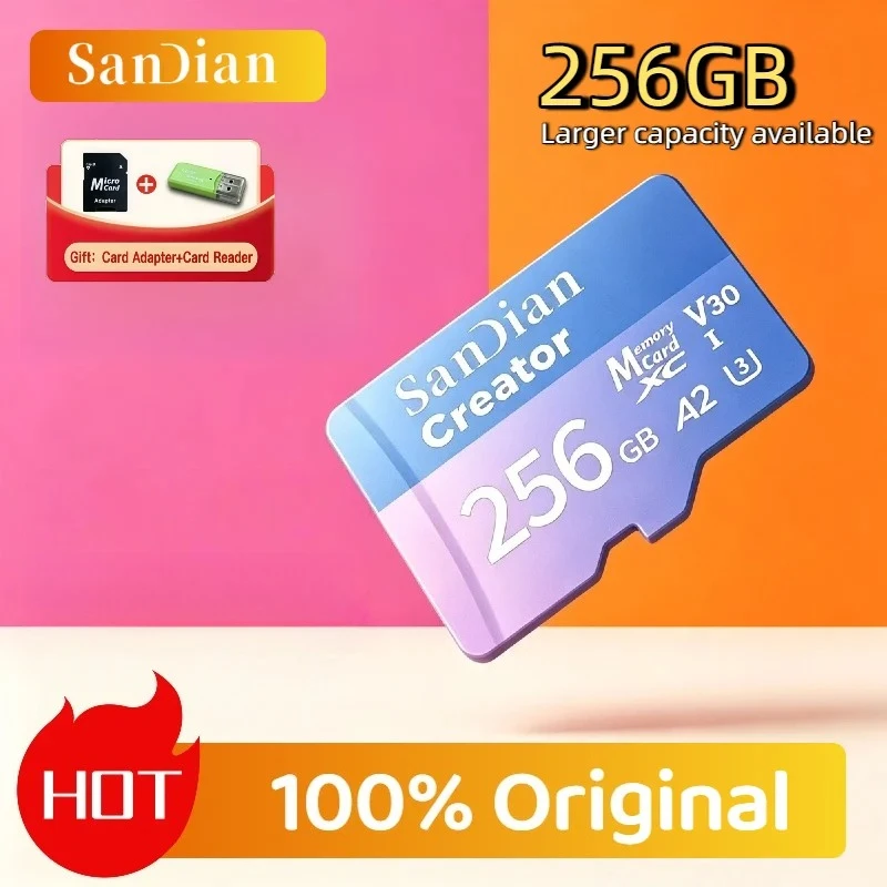 

Original Home Security Surveillance V30 U3 128GB 256GB High Endurance Micro TF SD Card For Dash Camera Full HD Recording