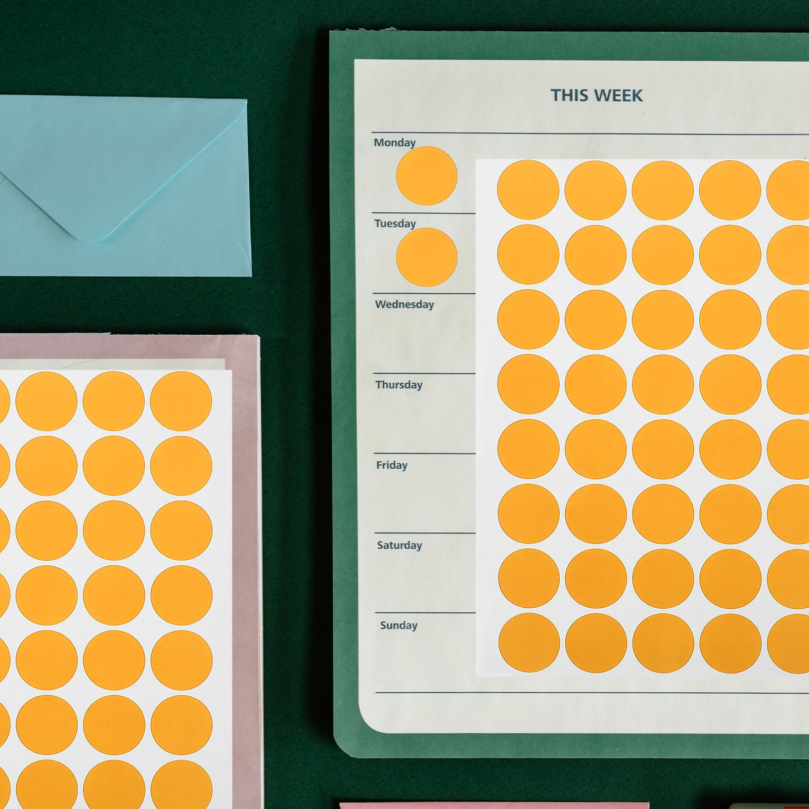 10 أوراق ملصقات منقطة ملونة ملصقات دائرية ذاتية اللصق لتنظيم المنزل ترميز الألوان ديكور دائري صغير #5