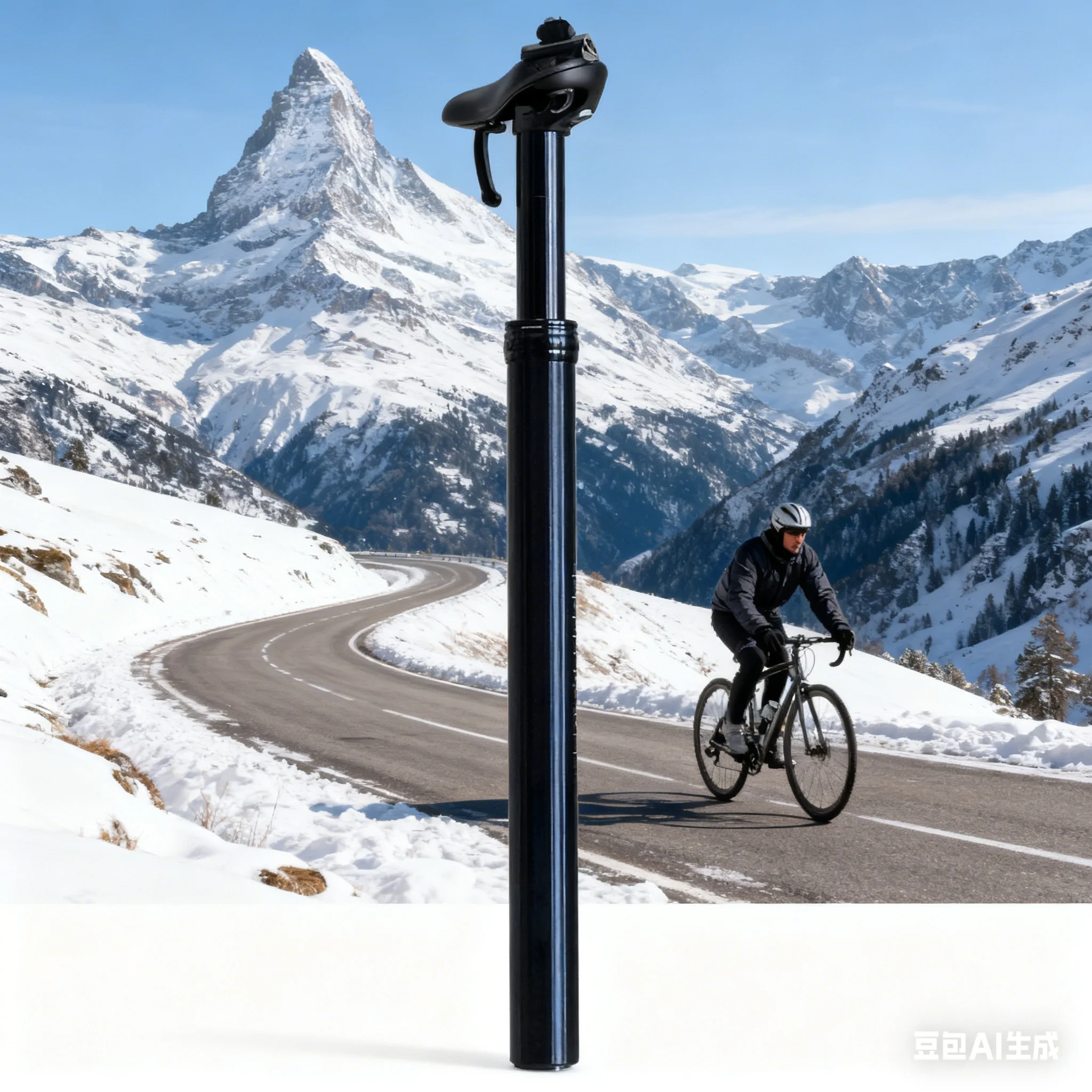 

Bike Dropper Lift Seatpost 33.9x585mm Adjustable Oil/gas Mixture Shock Absorber Seat Pole Bicycle Seatposts Replace Accessories