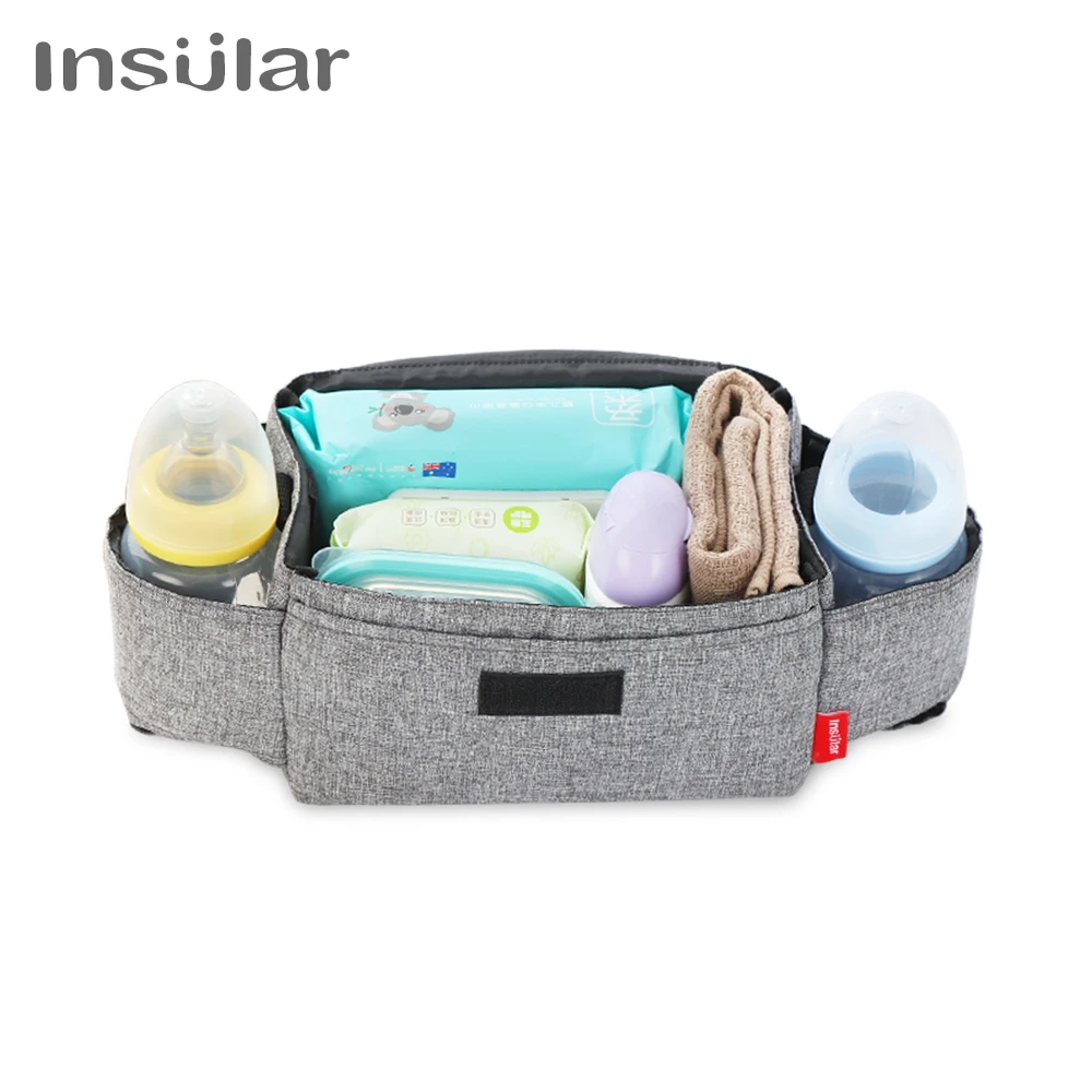 New Baby Diaper Bag Nappy Stroller Bags Stroller Organizer Mummy Travel Diaper Bags Hanging Carriage Pram Buggy Cart Bottle Bags