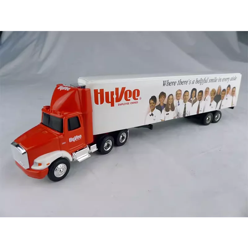 

Diecast ERTL 1:64 Scale Hyvee 2001 American Container Heavy Truck Container Alloy Car Model Collectible Toy Gift Souvenir
